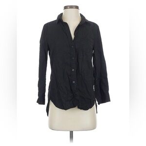 Bella Dahl Classic Black Button-Down Shirt